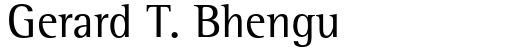 Gerard T. Bhengu Logo
